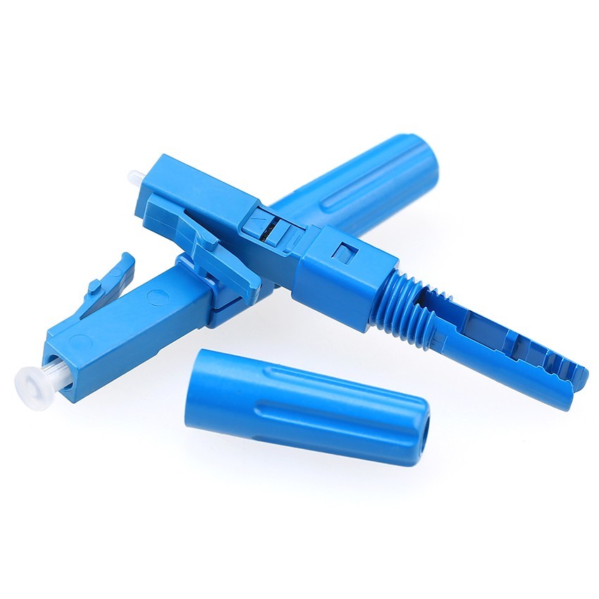 ELC925T-UPC LC/UPC Fast Connector for 2.0x3.0mm 1.6x2.0mm Drop Cable 3.0mm 2.0mm Indoor Cable 0.9mm Invisible Cable Fiber Optic Field Assembly Connector