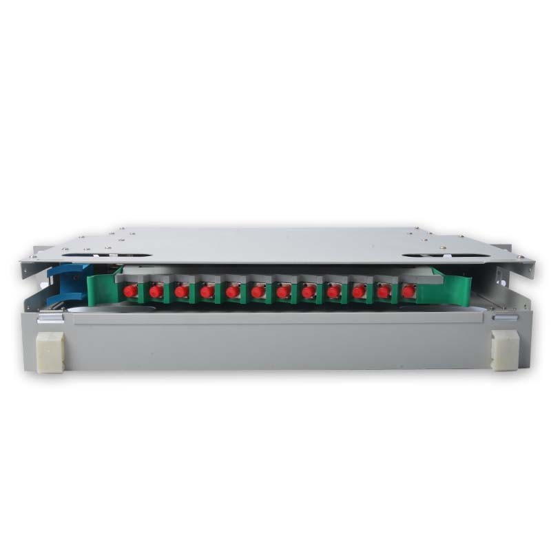 12 FC ODF FDU, With Adapters, Pigtails and All Installation Accessories