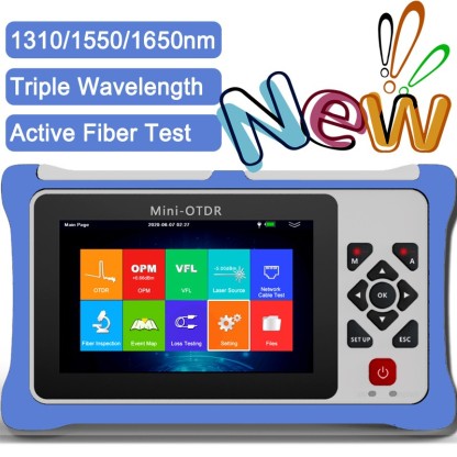 980RTC HANDY MINI OTDR Reflectometer with VFL OPM OLS