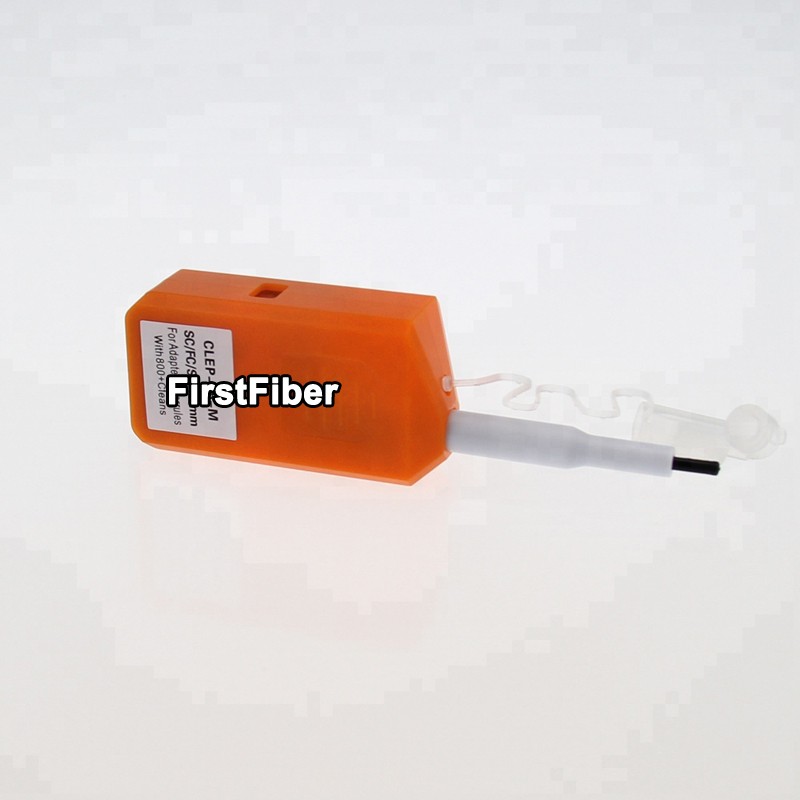 Short Fiber Optic Cleaner for Both 2.5mm FC SC ST and 1.25mm LC MU Male Connectors and Bulkhead Adapters