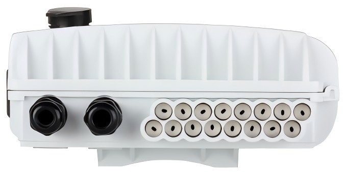 FF-FTB16A 16 Cores Optical Terminal Box (Max Capacity: 16 cores SC), Support Uncuting, Wall Mounting, Pole Mounting, 295x220x85mm