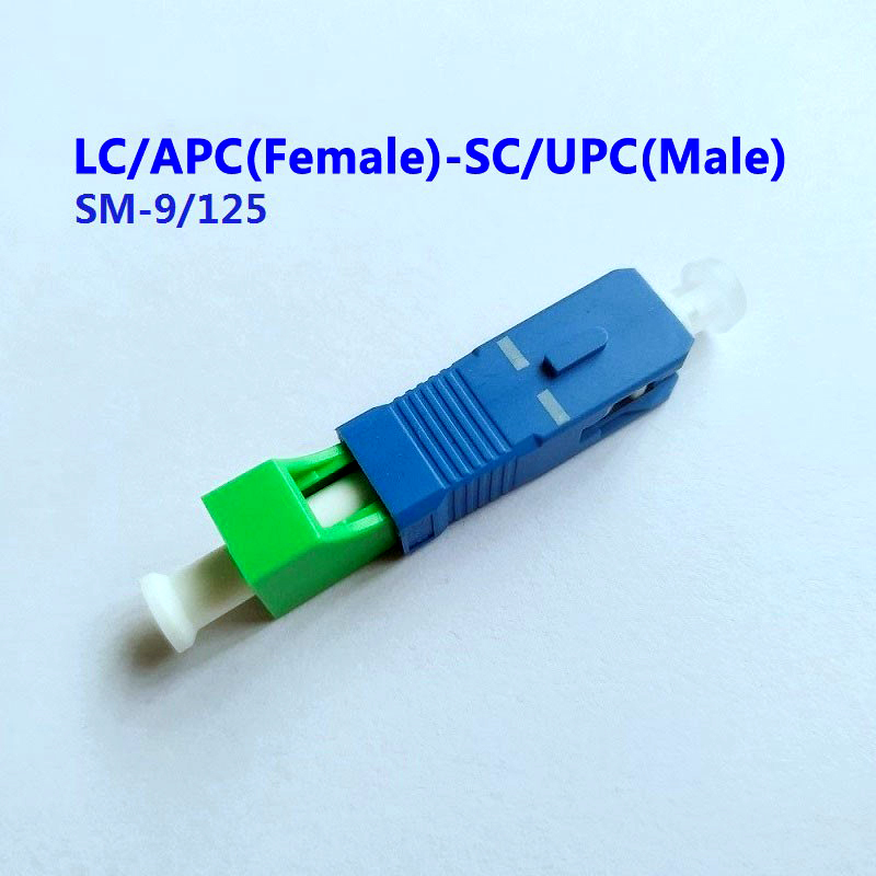 LC Female to SC Male Adapter LC to SC Fiber Connector Coupler Jointer