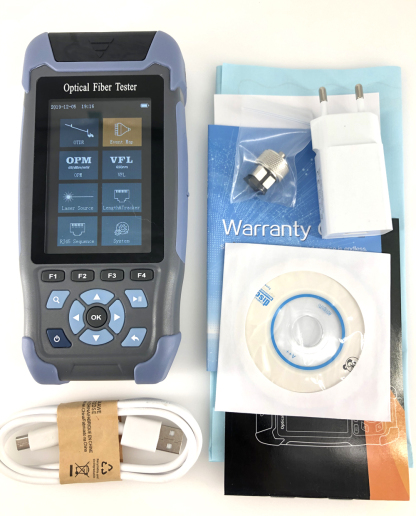 FF-980REV mini pro OTDR Reflectometer 9 functions in 1 device OPM OLS VFL Event Map RJ45 Ethernet Cable Sequence Distance Tracker