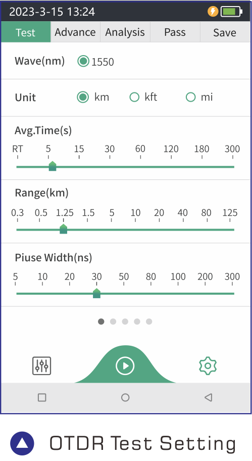 980TEK OTDR Reflectometer with OPM OLS VFL RJ45 Bluetooth