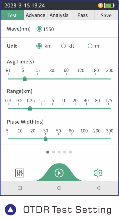 980TEK OTDR Reflectometer with OPM OLS VFL RJ45 Bluetooth