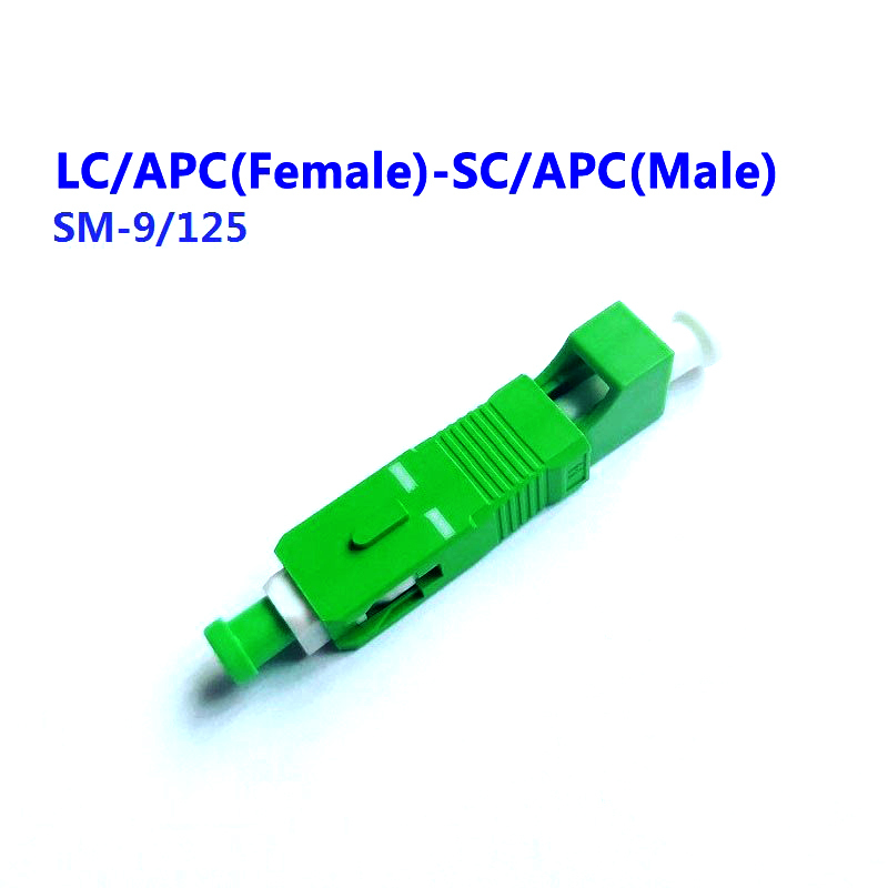 LC Female to SC Male Adapter LC to SC Fiber Connector Coupler Jointer