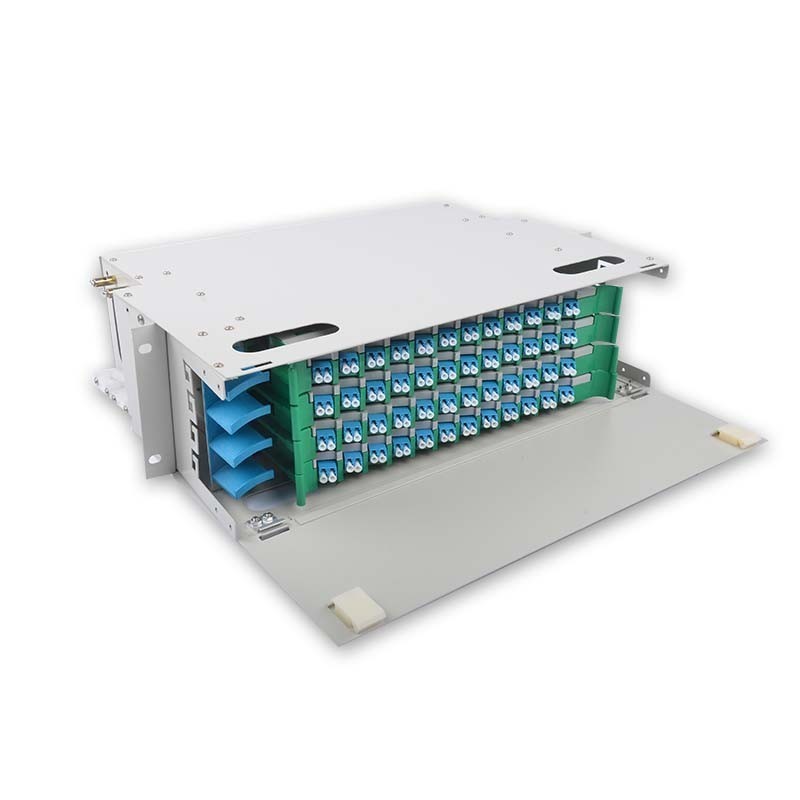 48 Duplex LC ODF FDU, With Adapters, Pigtails and All Installation Accessories