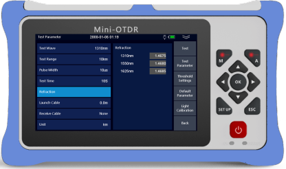980RTC HANDY MINI OTDR Reflectometer with VFL OPM OLS
