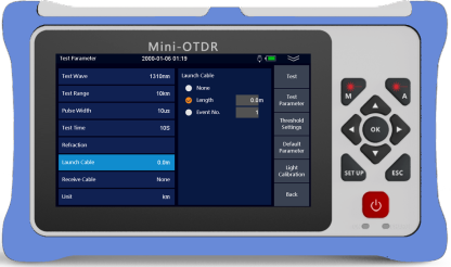 980RTC HANDY MINI OTDR Reflectometer with VFL OPM OLS