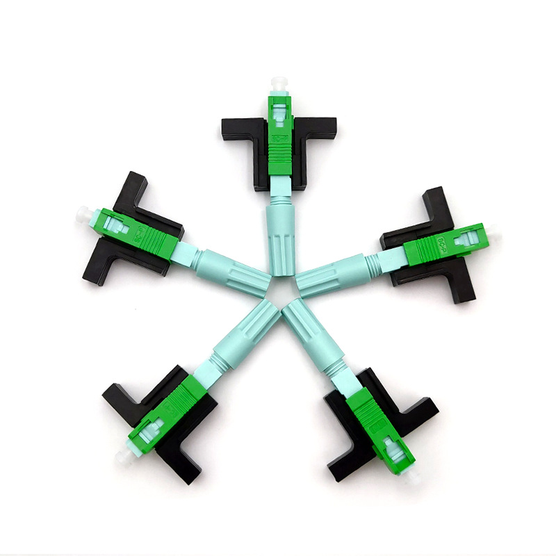 10 pieces SC UPC Fast Connector Field Quick Connector Assembly Adapter