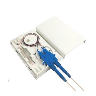 FF-FOS2L 2 Port Access Terminal Box ATB Fiber Faceplate Socket 125x80x24.3mm