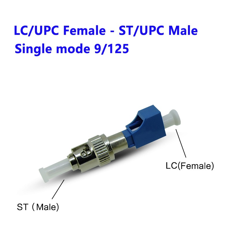LC Female - ST male Fiber Connector Jointer Optical Fiber LC to ST Coupler Adapter