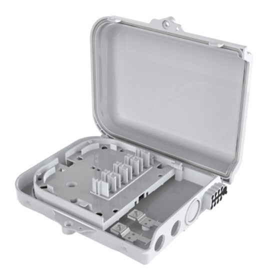 FF-FTB8D 8 Cores Optical Terminal Box (Max Capacity: 8 cores SC), Wall Mounting, 225x180x48mm