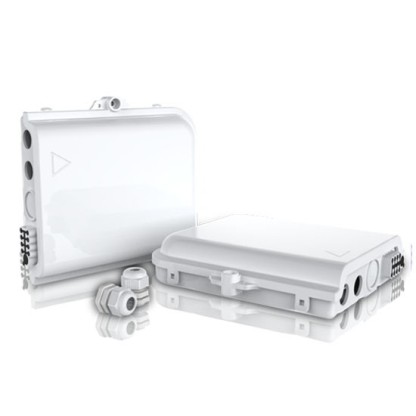 FF-FTB8D 8 Cores Optical Terminal Box (Max Capacity: 8 cores SC), Wall Mounting, 225x180x48mm