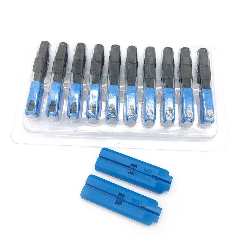 100x Optical Fiber SC UPC Fast Connector Quick Connect Cold Connection Field Assembly Single Mode