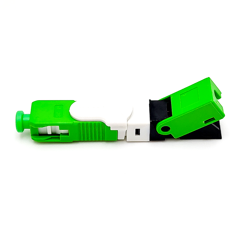 ESC25D-APC SC/APC Fast Connector for 2x3mm Drop Cable and 1.6x2mm Drop Cable FTTH Fiber Optic Field Assembly Connector