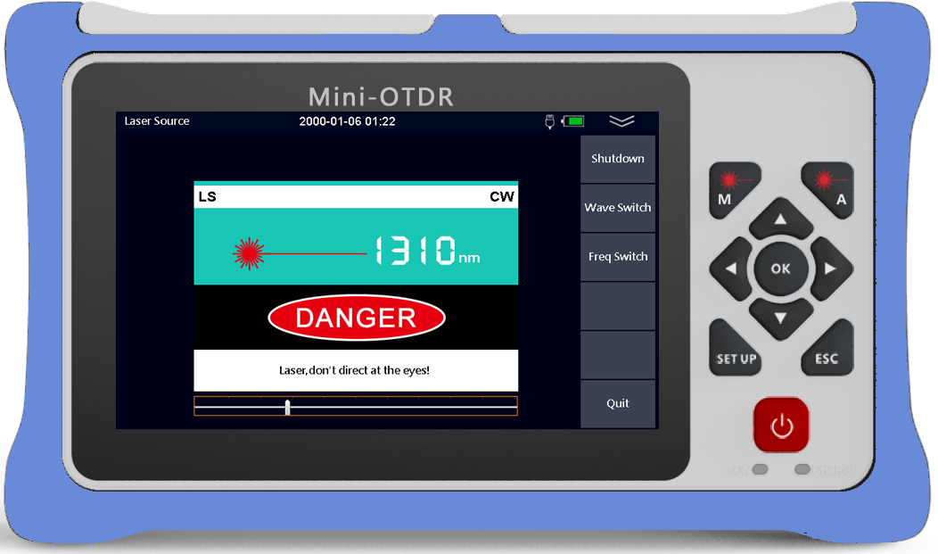 980RTC HANDY MINI OTDR Reflectometer with VFL OPM OLS