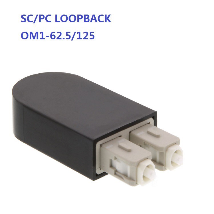 Duplex PVC SM OM1 OM2 OM3 Single mode Multimode Fiber Loopback Module