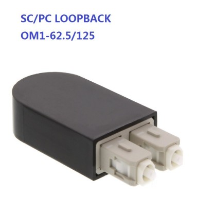 Duplex PVC SM OM1 OM2 OM3 Single mode Multimode Fiber Loopback Module
