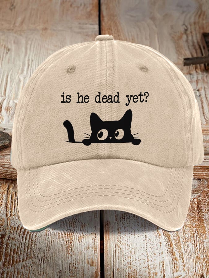 Unisex Distressed Washed Cotton FDT Hat