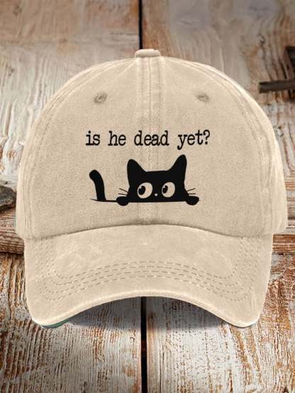 Unisex Distressed Washed Cotton FDT Hat