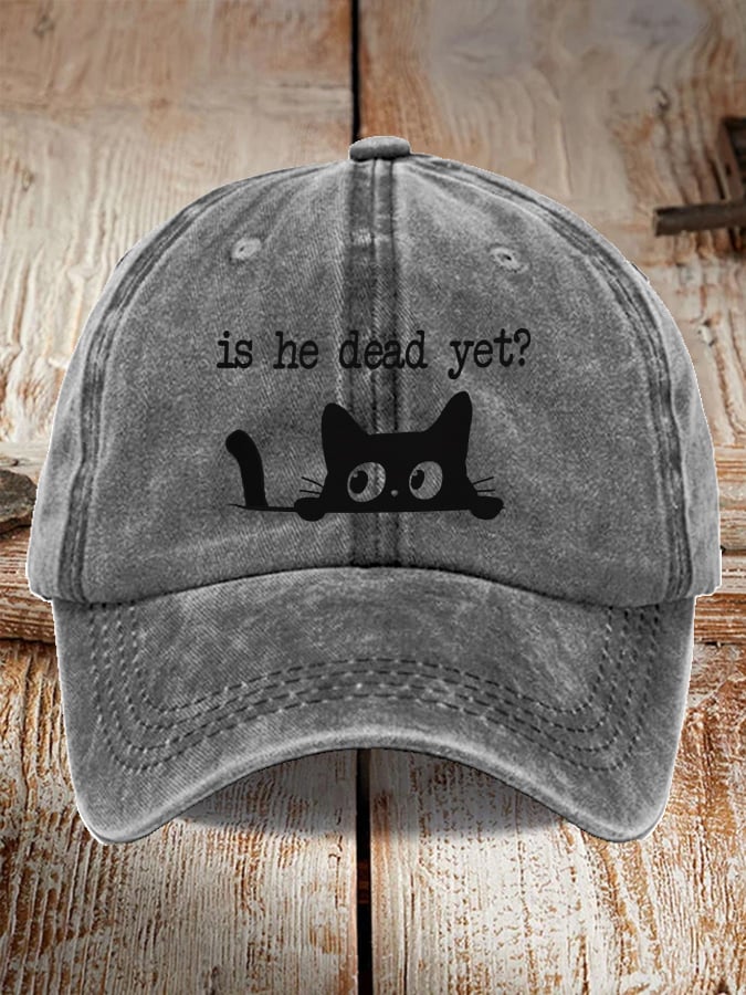 Unisex Distressed Washed Cotton FDT Hat