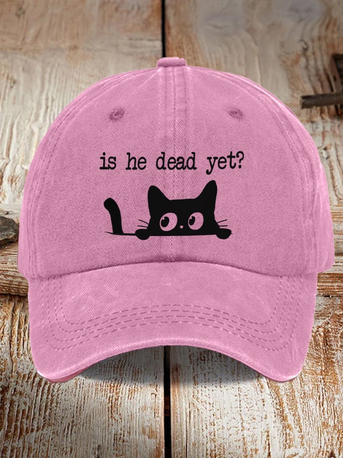 Unisex Distressed Washed Cotton FDT Hat