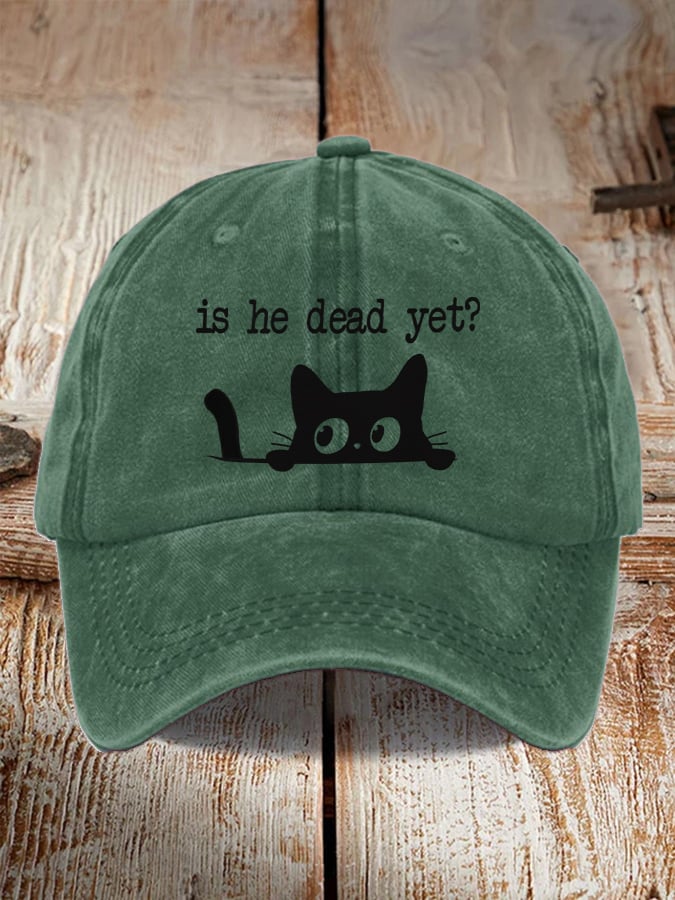 Unisex Distressed Washed Cotton FDT Hat