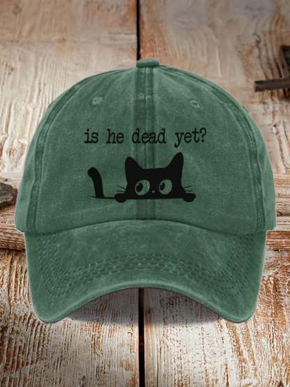 Unisex Distressed Washed Cotton FDT Hat