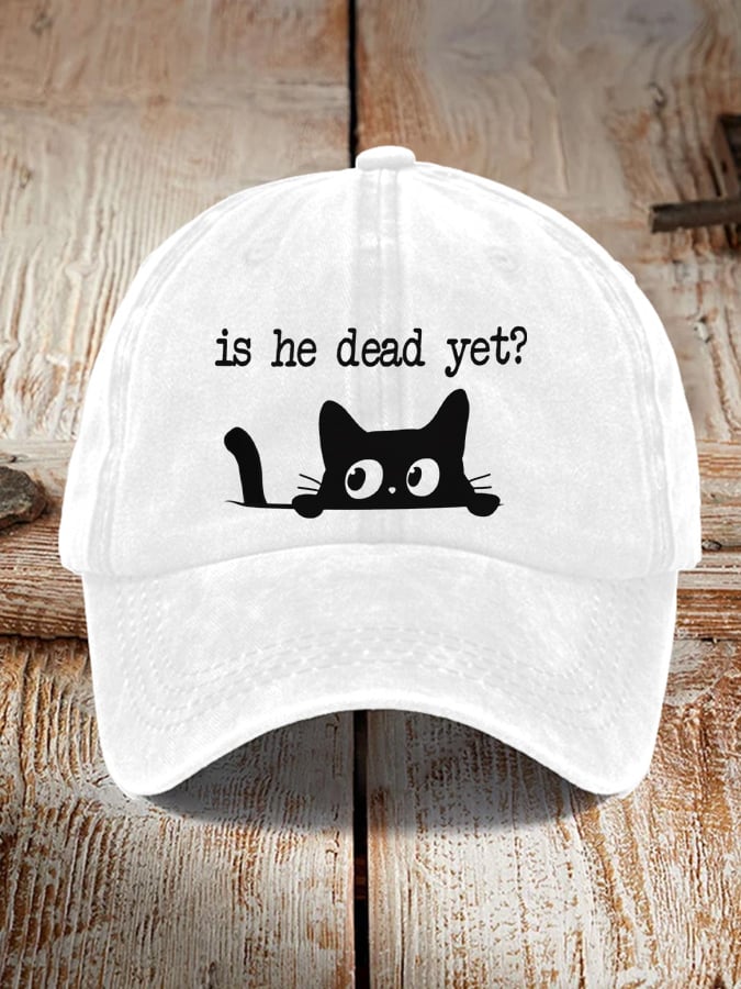 Unisex Distressed Washed Cotton FDT Hat