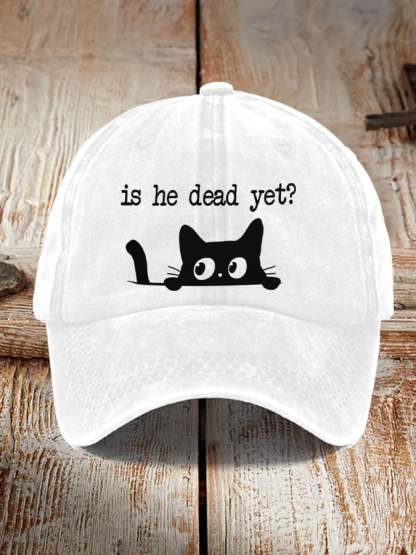 Unisex Distressed Washed Cotton FDT Hat