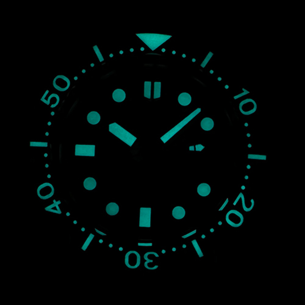 STEELDIVE Official SD1968 Blue Dial 44mm One-piece Case Sapphire Crystal NH35 Automatic Men Dive Watch