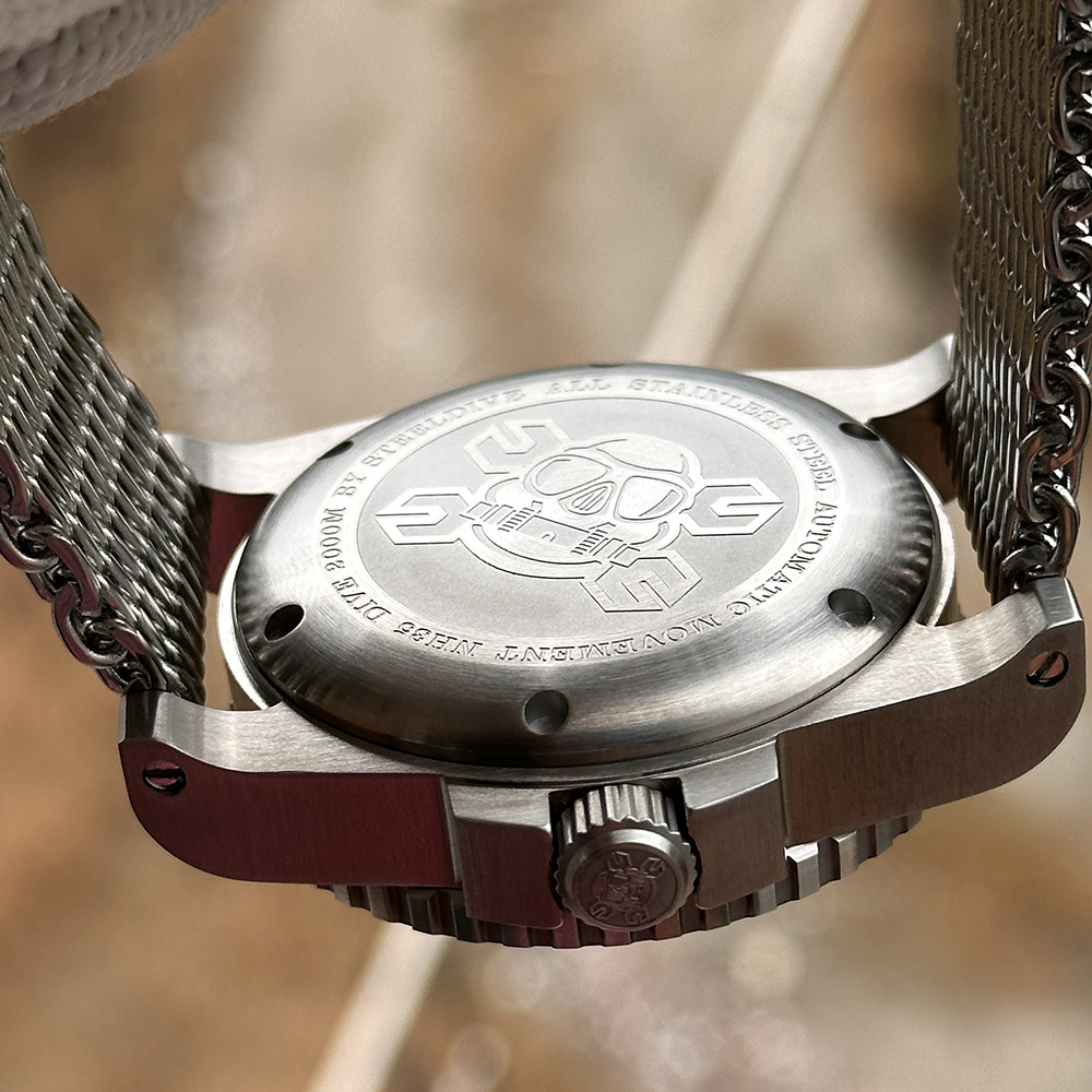 STEELDIVE OfficialSD1987 46.5MM Swiss BGW9 Blue Luminous Ceramic Bezel 2000M NH35 Dive Watch Men