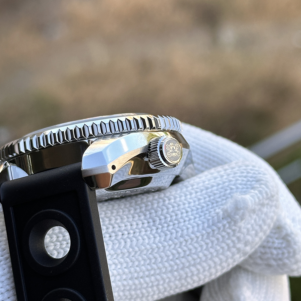 STEELDIVE Official SD1968 White Dial 44MM Ceramic Bezel 300M Waterproof NH35 Automatic Mens Dive Watch