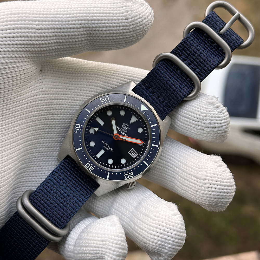 STEELDIVE Official SD1929 Blue Dive Watch
