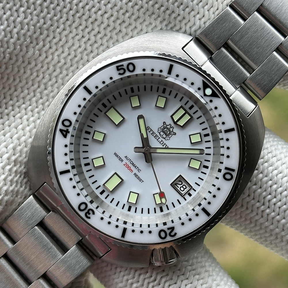 STEELDIVE Official SD1974 V2 Japan NH35 Automatic 200M Waterproof Mens Dive Watch