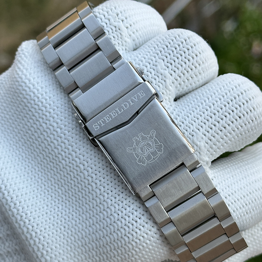 STEELDIVE Official SD1975C Matte Yellow Dial 47.5MM Case 300M Waterproof NH35 Japan Movement Automatic Mens Dive Watch