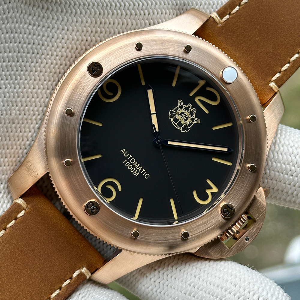 Steeldive SD2151S Big Size Bronze Dive Watch ST2130 Automatic Watch