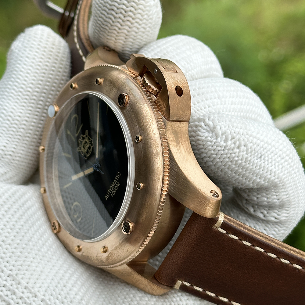 STEELDIVE Official SD2151S Oversize Solid Bronze Watch | ST2130 Automatic Movement