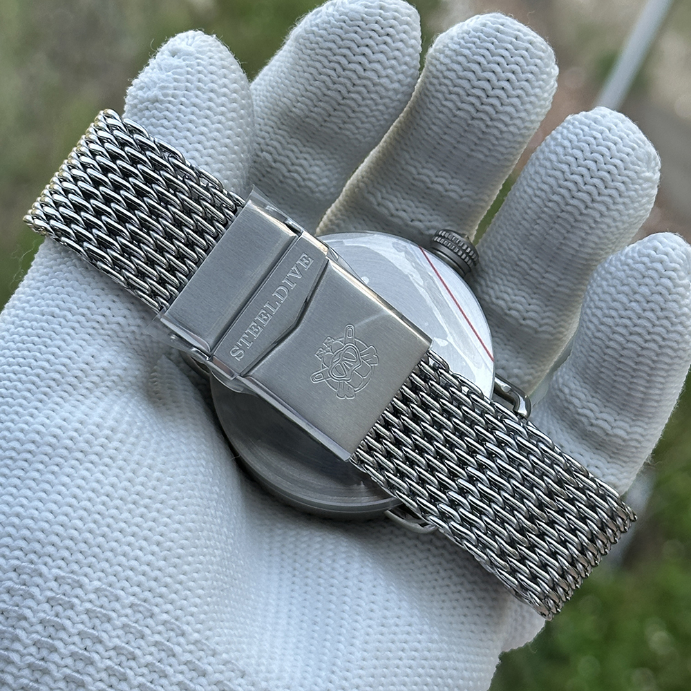 STEELDIVE Official SD1913 No Logo 47MM Case Vintage Luminous 3000M Waterproof NH35 Automatic Mens Dive Watch