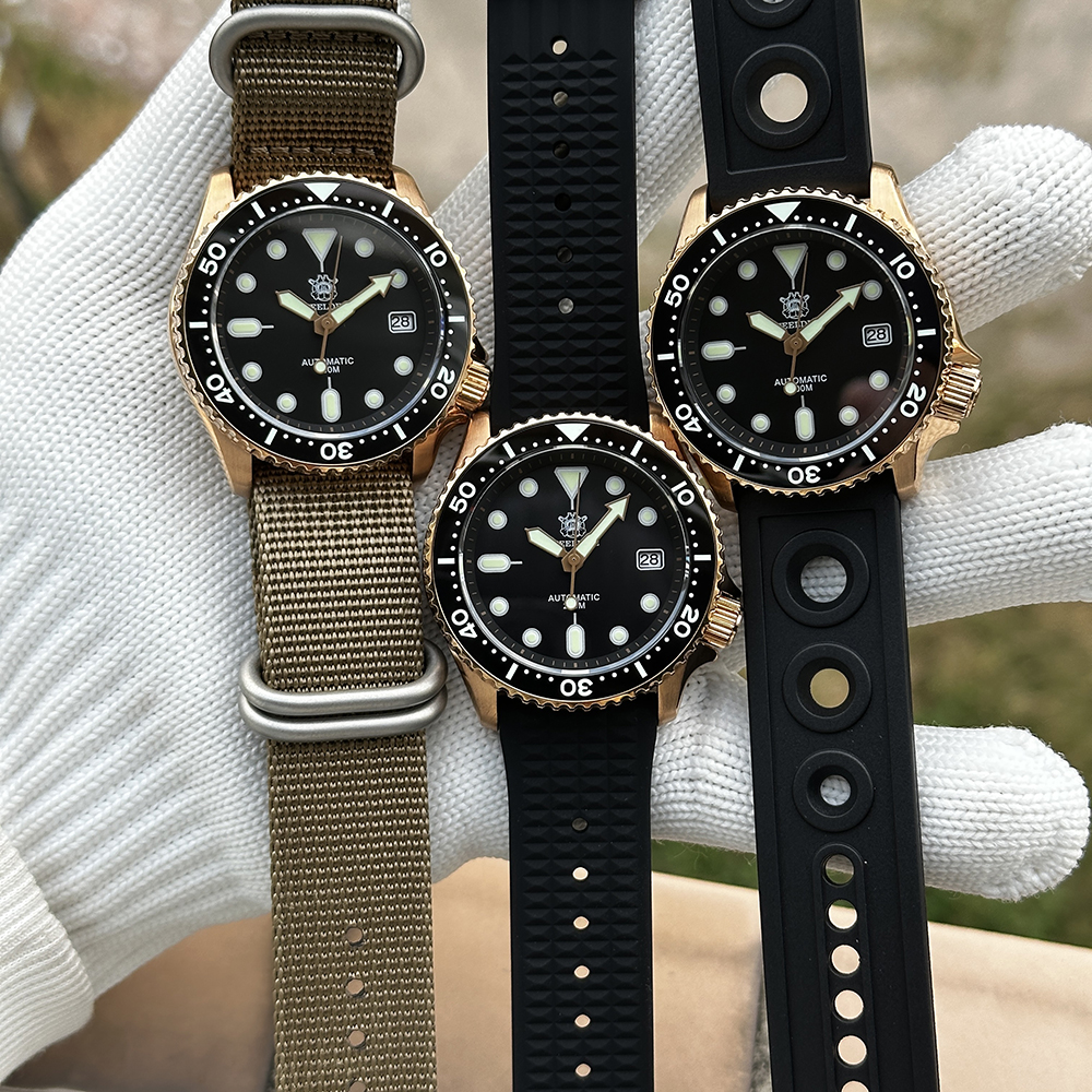 STEELDIVE Official SD1973S Ceramic Bezel Blue Luminous 200M Waterproof NH35 Automatic Movement Mens Dive Watch for Men