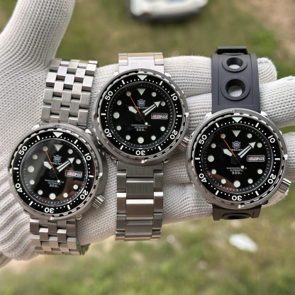 STEELDIVE Official SD1975W Day and Date Function NH36 Automatic Tuna Dive Watch