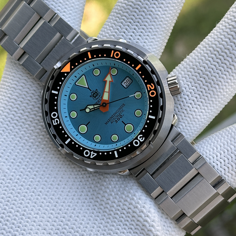 STEELDIVE Official SD1975C Swiss Luminous 47.5mm Case 300M Waterproof Ceramic bezel Sapphire Glass NH35 Mens Dive Watch