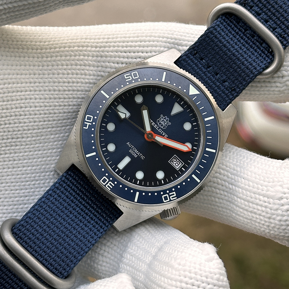 STEELDIVE Official SD1929 Blue Dive Watch