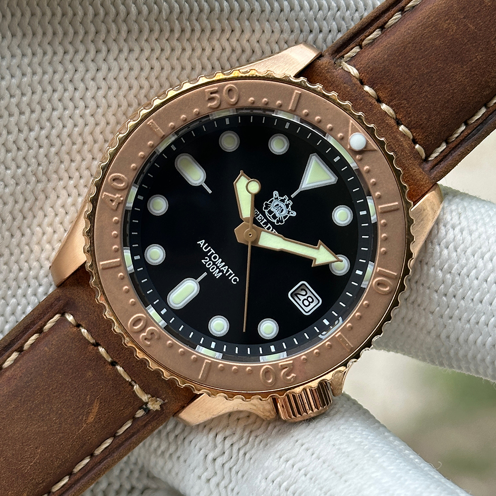 STEELDIVE Official SD1973S Ceramic Bezel Blue Luminous 200M Waterproof NH35 Automatic Movement Mens Dive Watch for Men