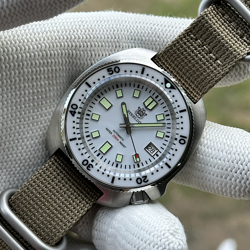 STEELDIVE SD1974B Official Store Japan NH35 Turtle Watch