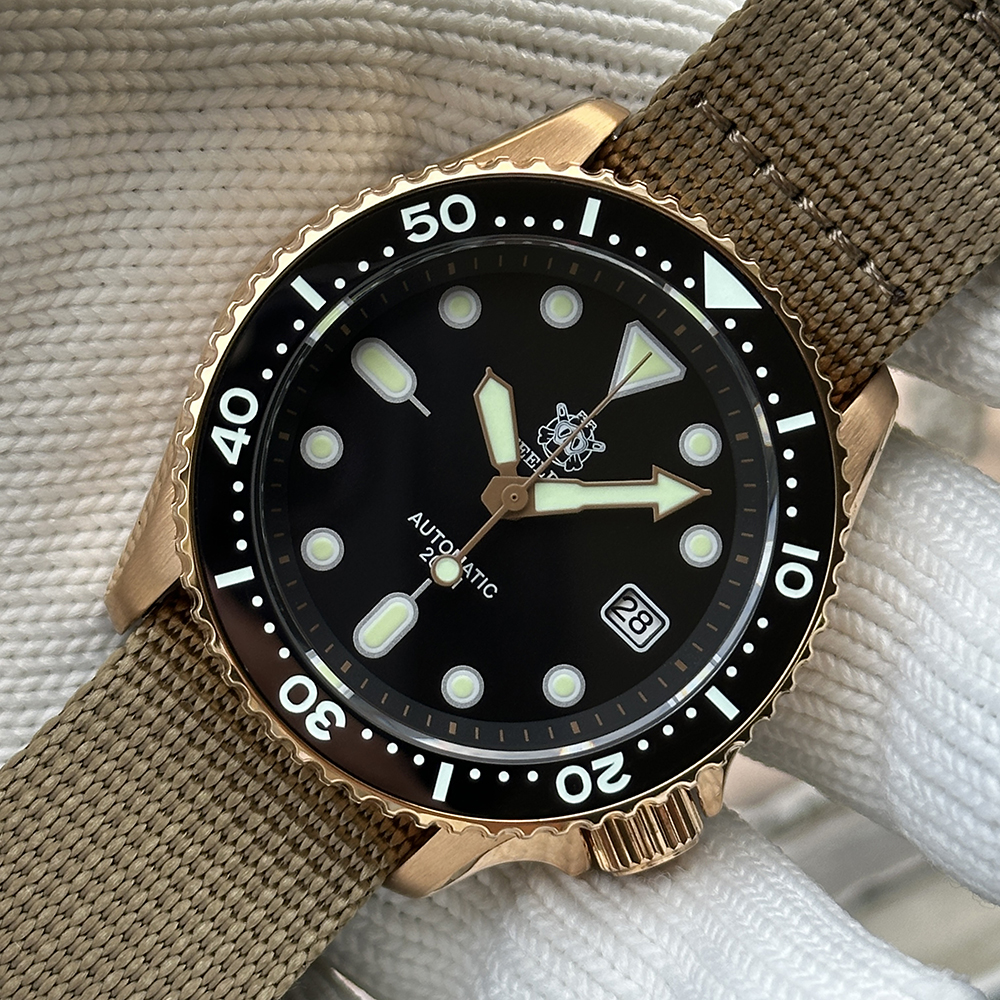 STEELDIVE Official SD1973S Ceramic Bezel Blue Luminous 200M Waterproof NH35 Automatic Movement Mens Dive Watch for Men