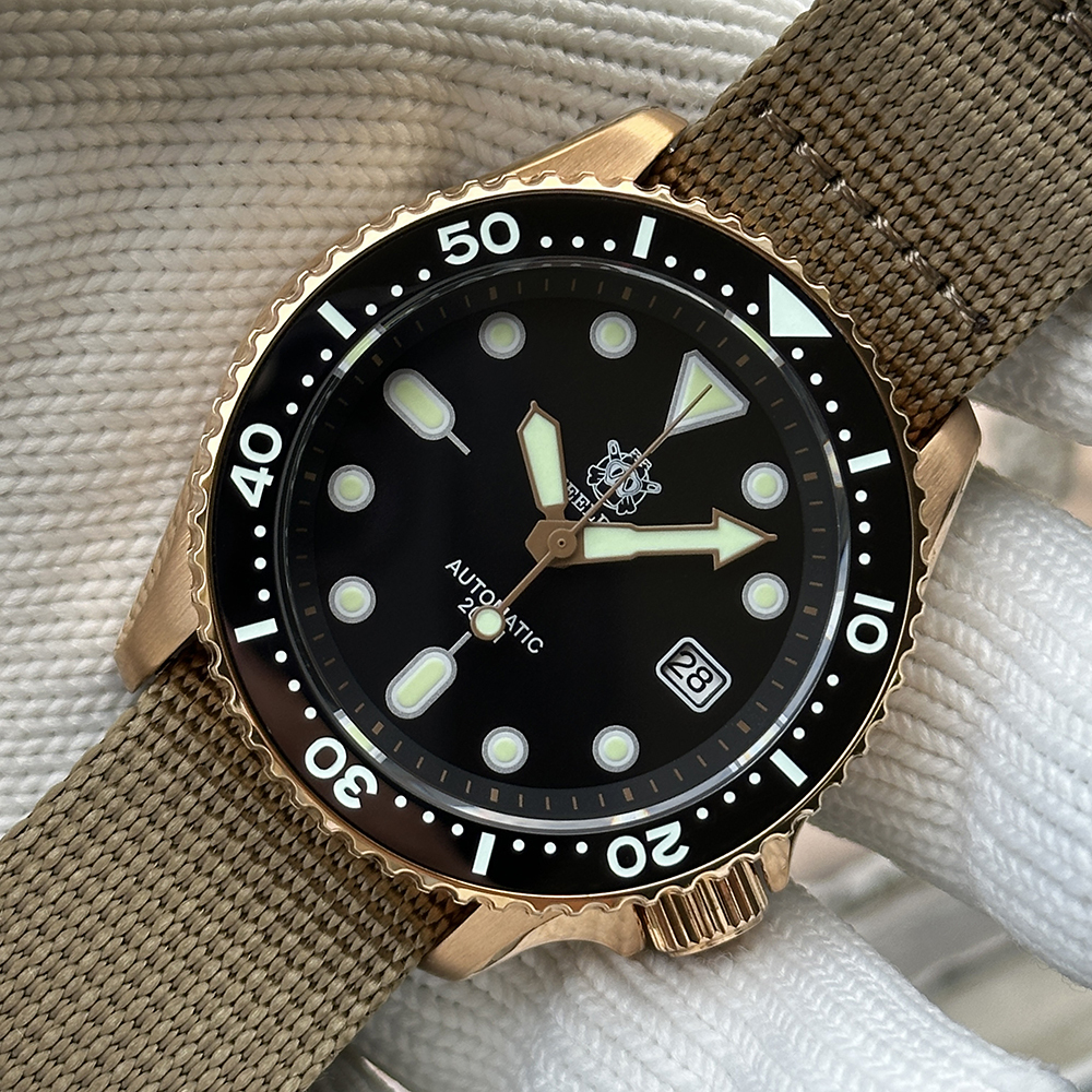 STEELDIVE Official SD1973S Ceramic Bezel Blue Luminous 200M Waterproof NH35 Automatic Movement Mens Dive Watch for Men