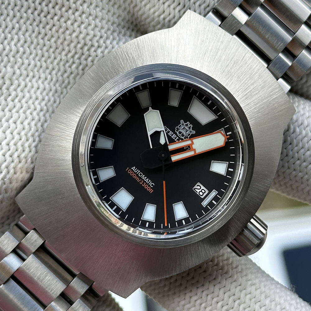 STEELDIVE SD1920 45mm Case Tank Bracelet 1000m Waterproof NH35 Automatic Mens Dive Watch