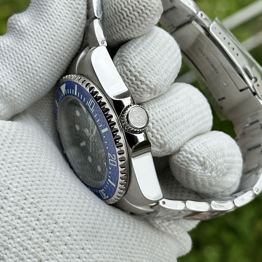STEELDIVE Official SD1964 Personalized Black Dial Blue Bezel
